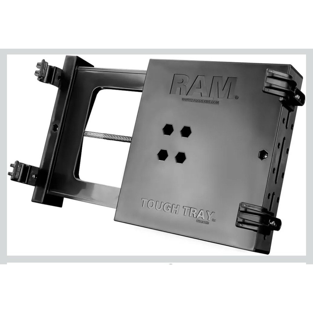 RAM Mounts Tough-Tray Universal Laptop Holder RAM-234-3 Black 10-16in Width - Picture 7 of 9